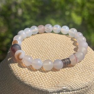 Marine agate bracelet